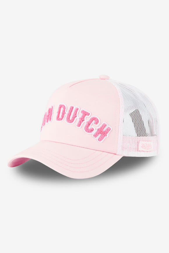 Trucker Cap / Snapback - Rose clair + blanc