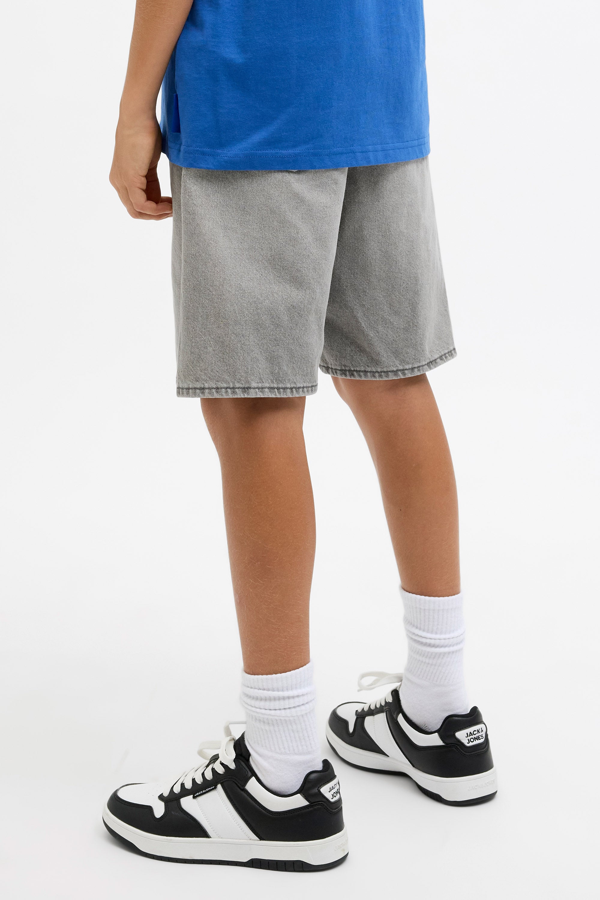 Tony denim shorts - Grey Denim
