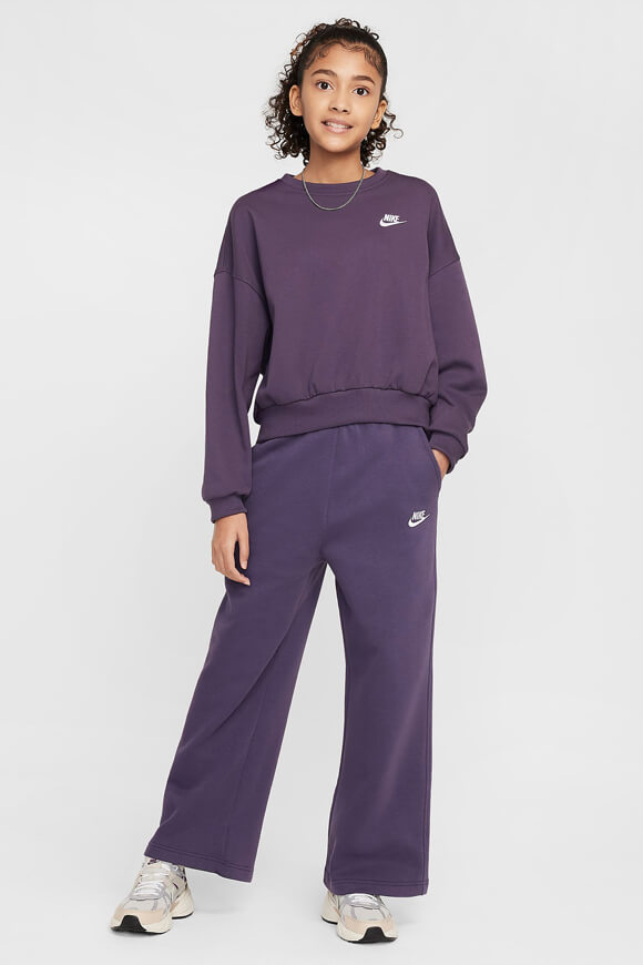 Sportswear Club Fleece Oversize Sweatshirt - Dark Raisin