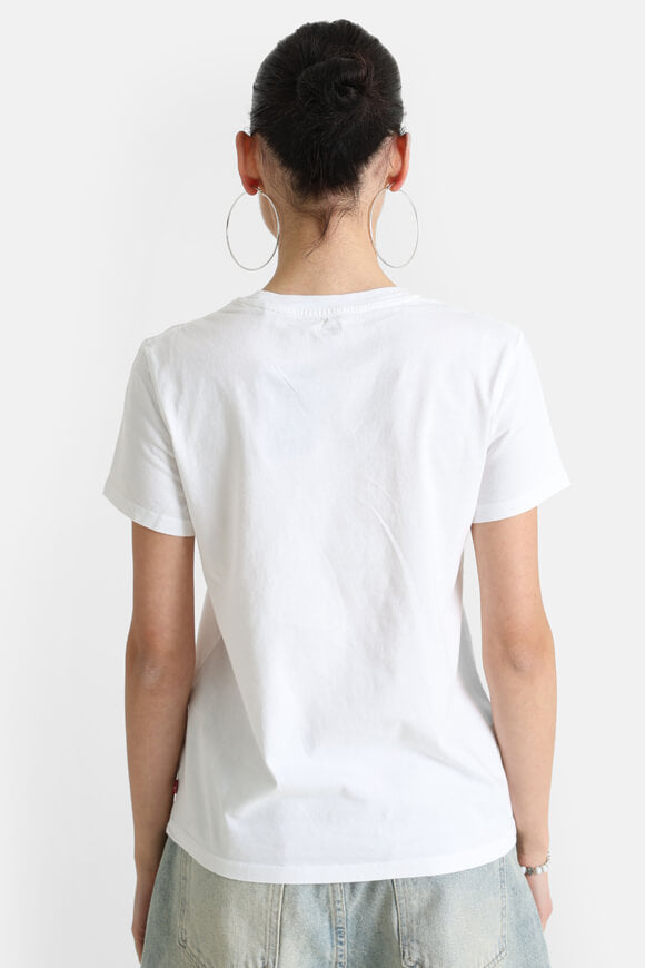 T-Shirt - Weiss + Rot