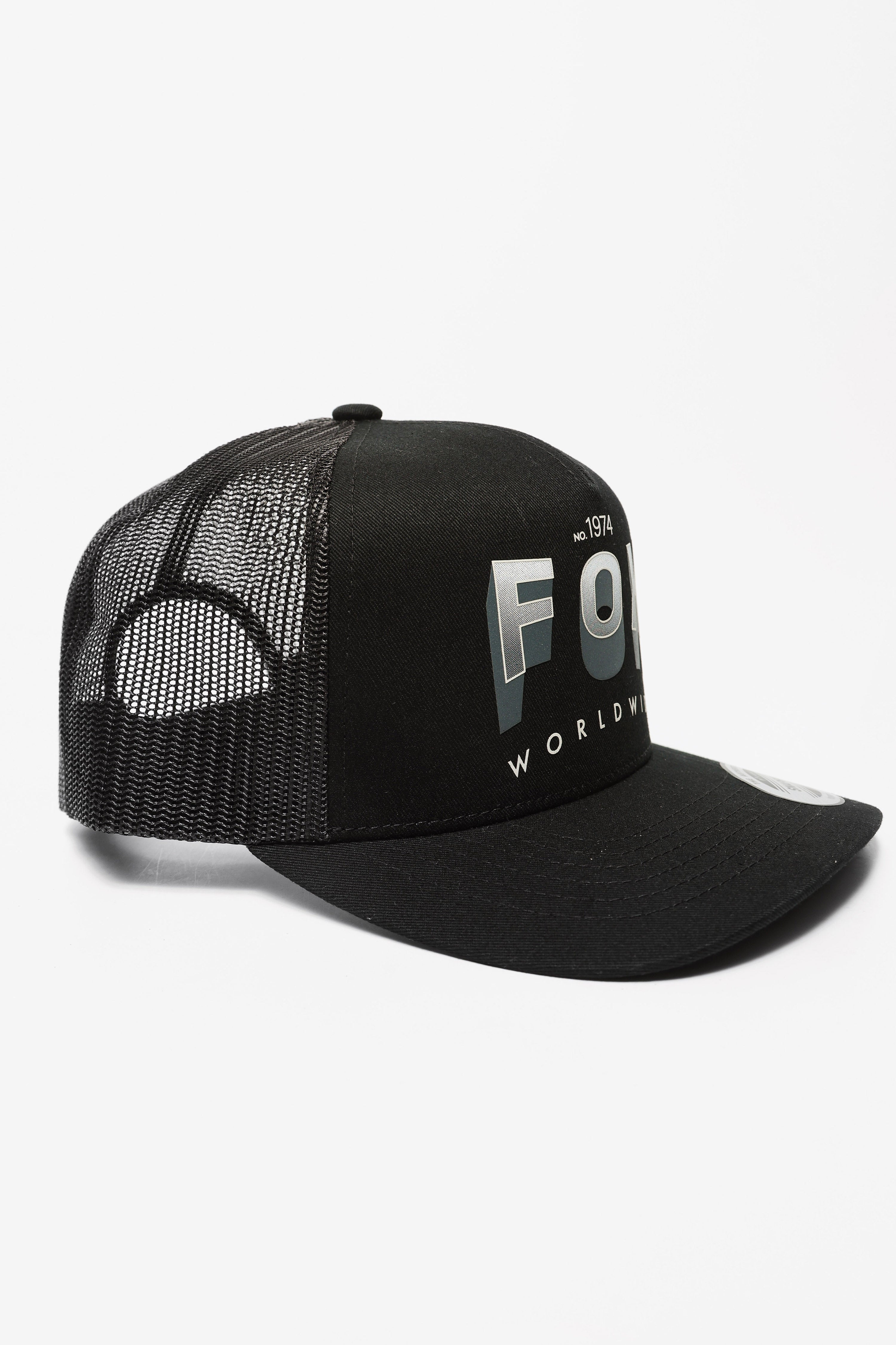 Block Trucker Cap / Snapback - Black
