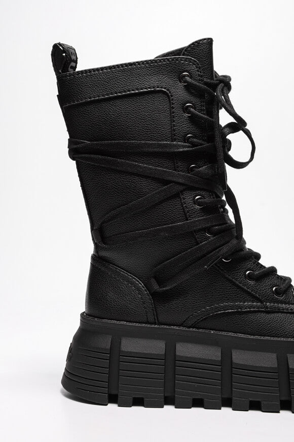 Ava Plateau Winterstiefelette - Black