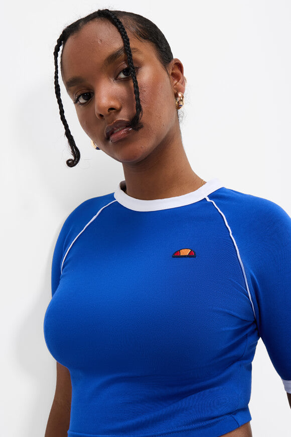 Chevalier Crop T-Shirt - Blue