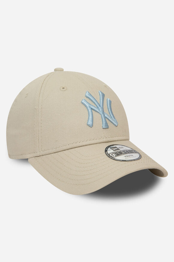 9Forty Cap / Strapback - Stone + Light Blue