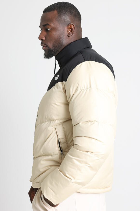 Pufferjacke - Gravel + Black