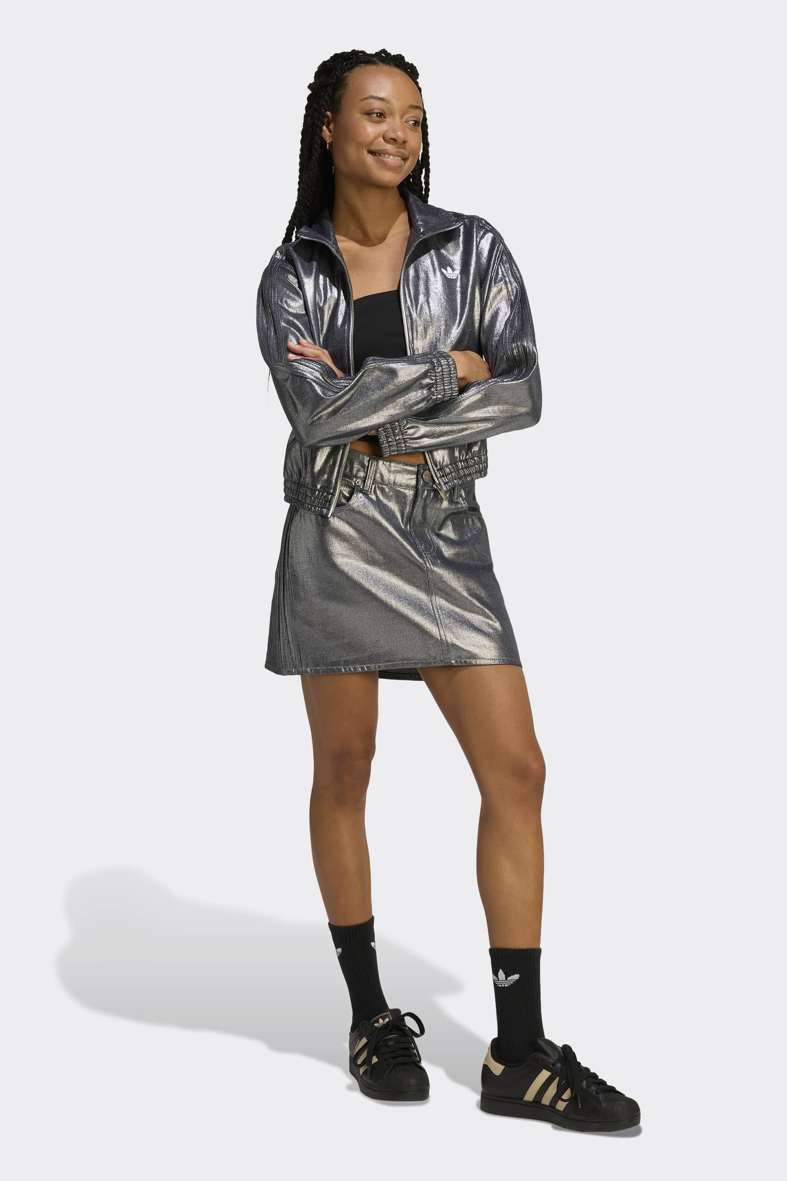 Adicolor Classic Firebird Trainingsjacke - Silver Metallic