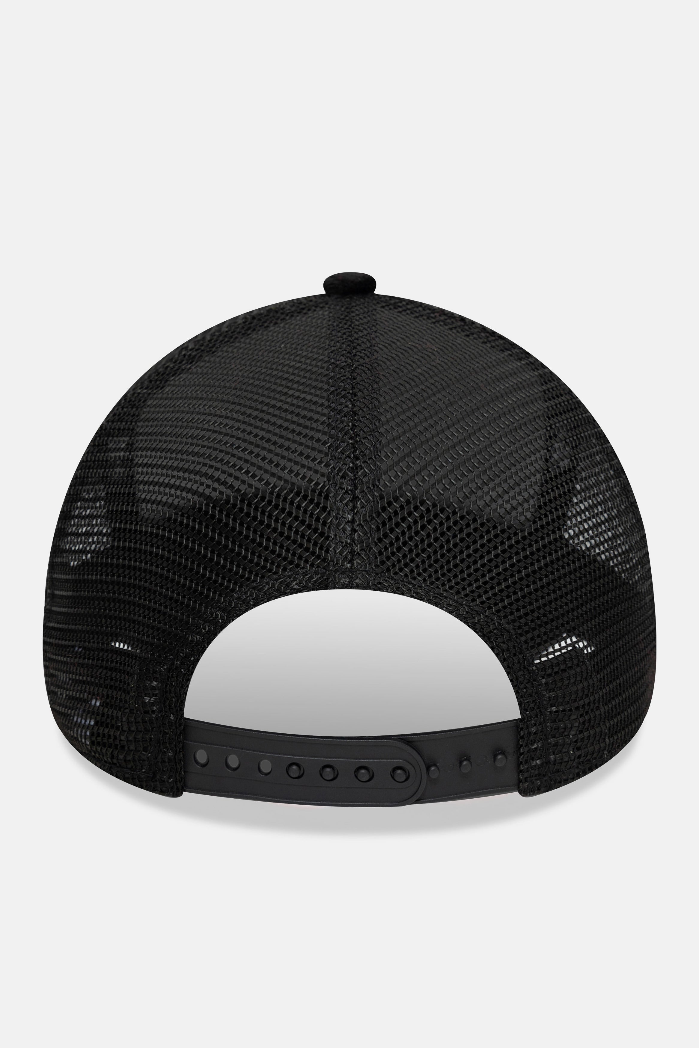Casquette trucker en velours / snapback - Black