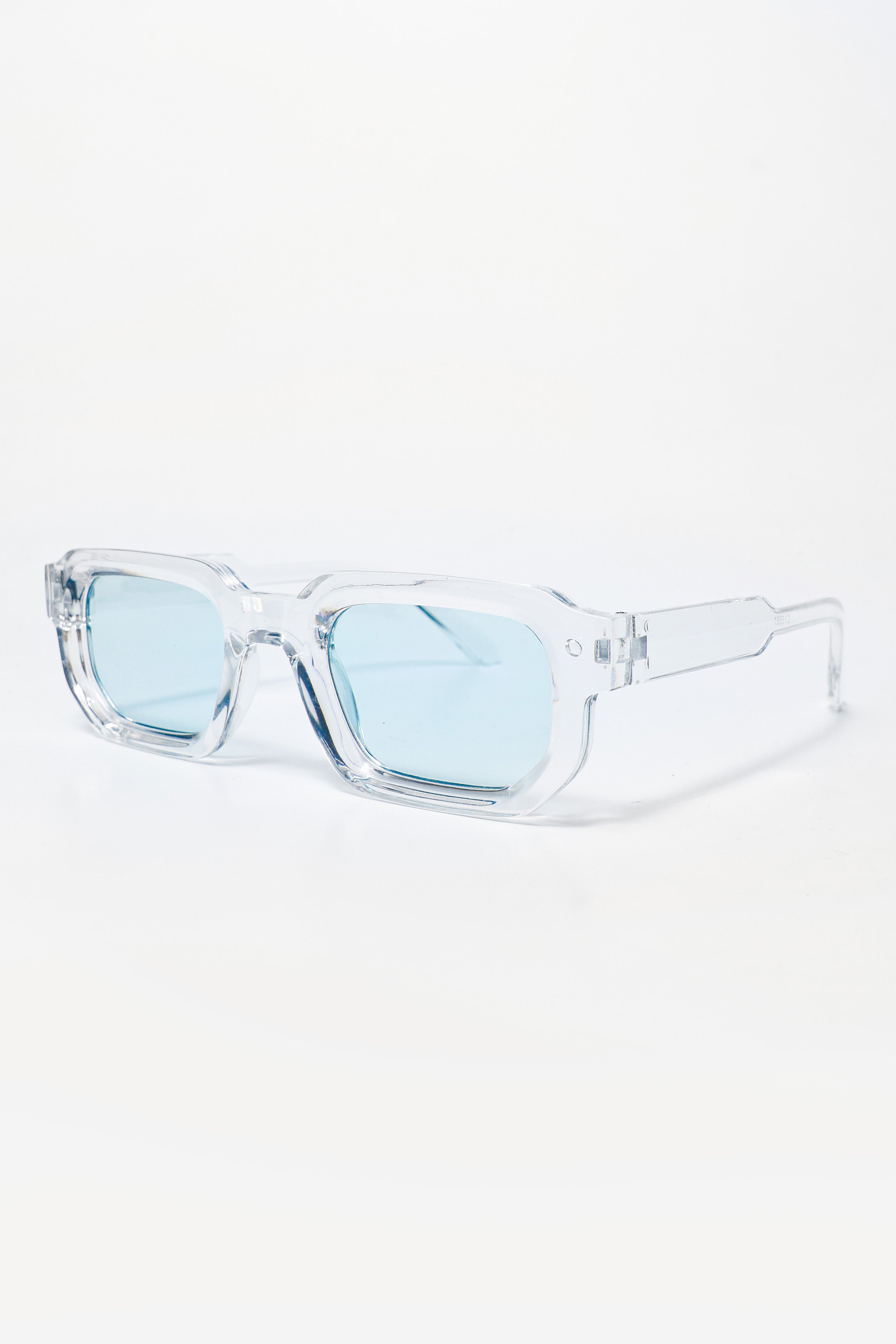 Brille - Clear + Light Blue