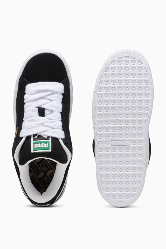 Suede XL Sneaker - Black + White