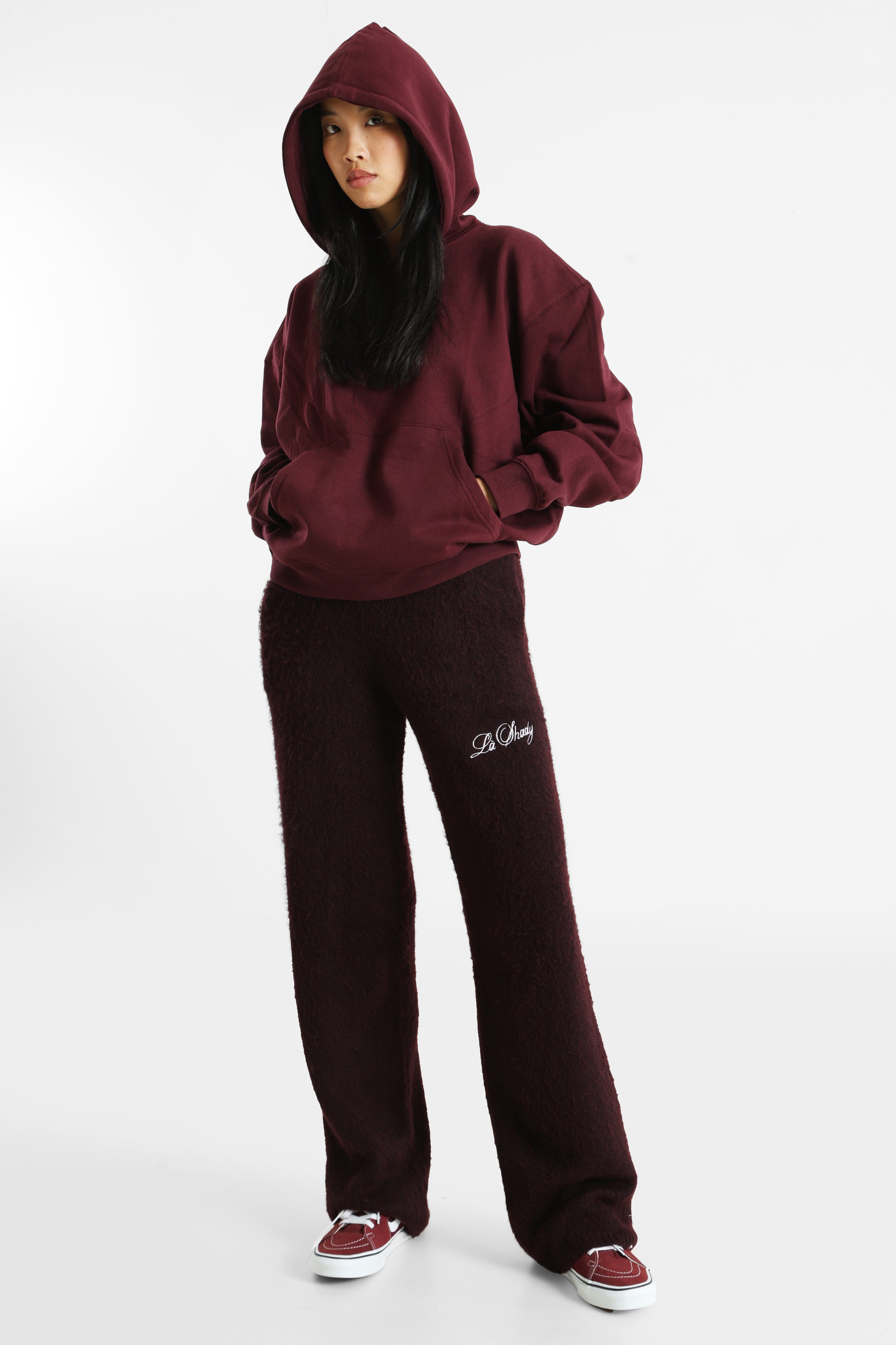 Hooded sweatshirt - Bordeaux