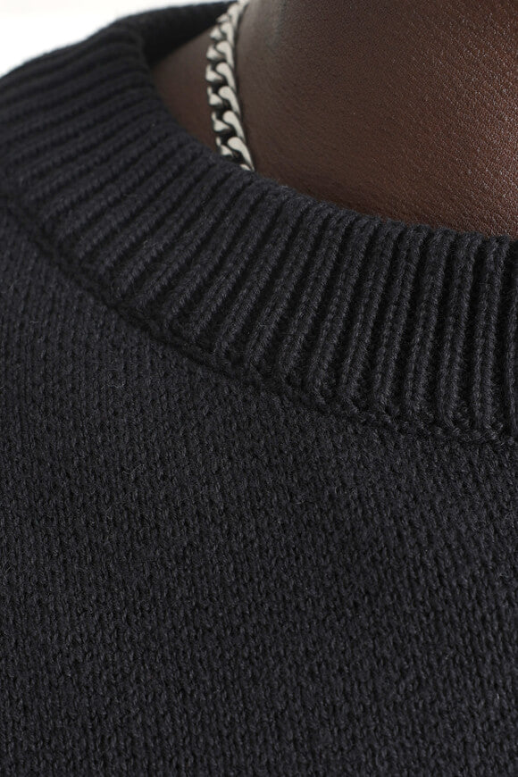 Kobe pull ample en tricot - Black