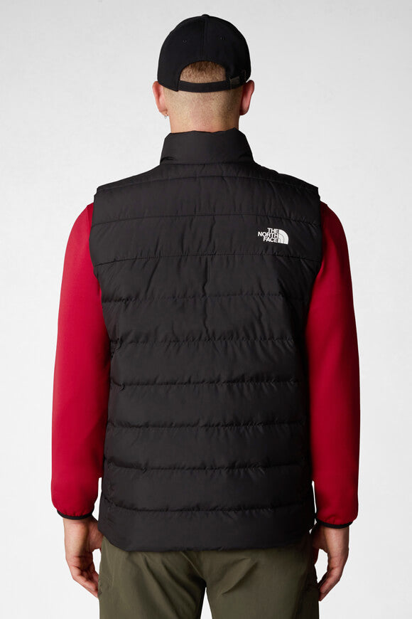 Gilet trapuntato in piuma - Nero