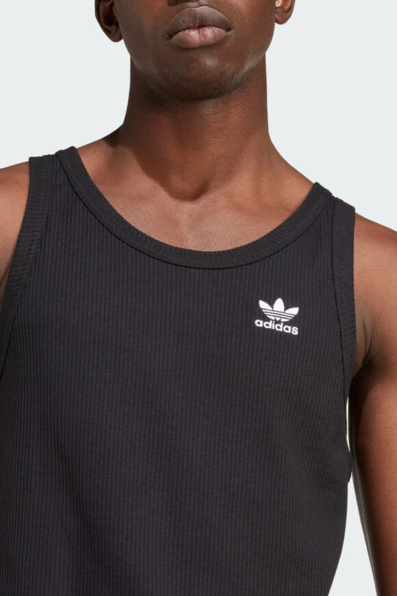 Essentials débardeur à côtes - Noir