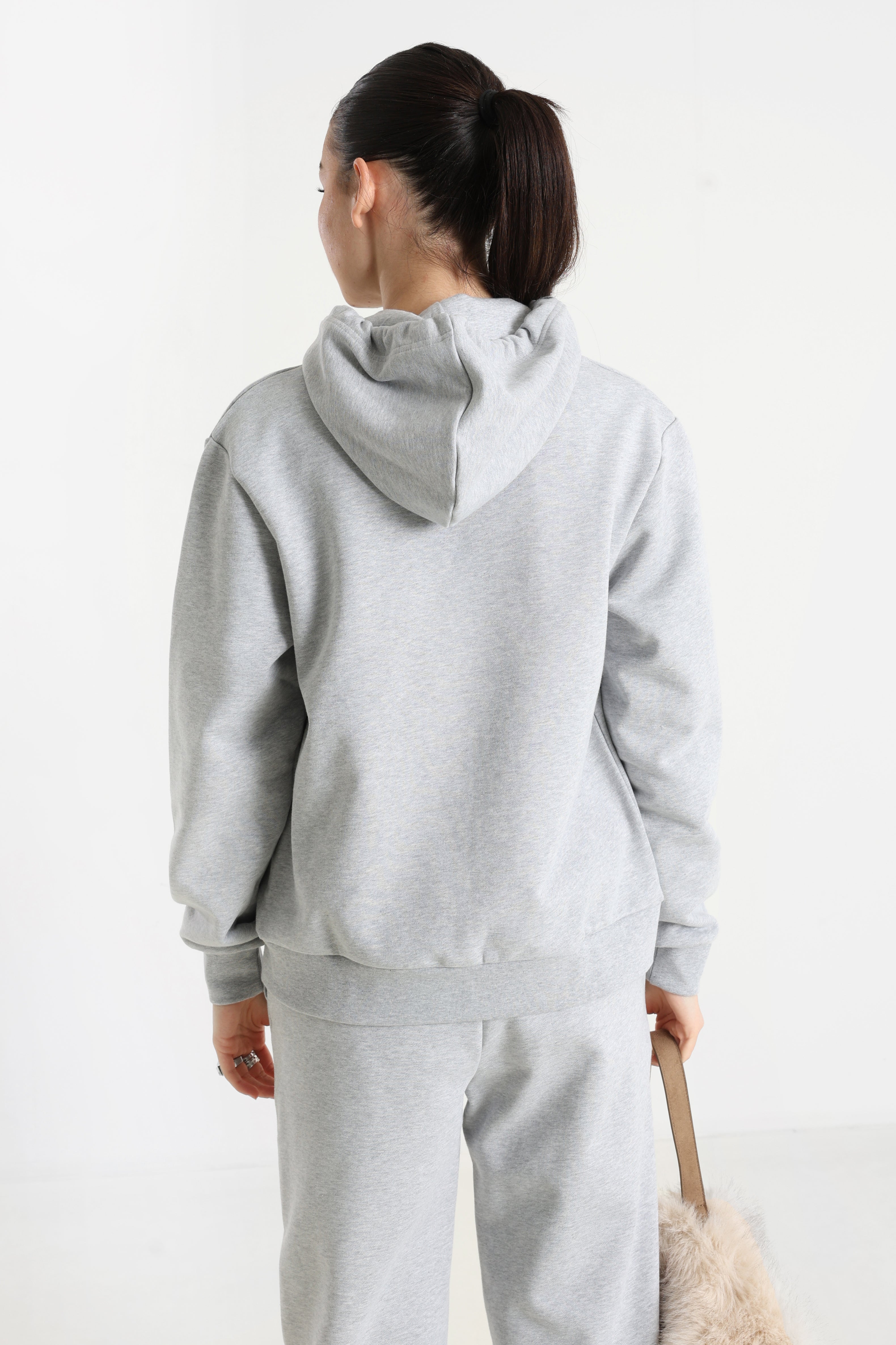 Kapuzensweatjacke - Silver Chine