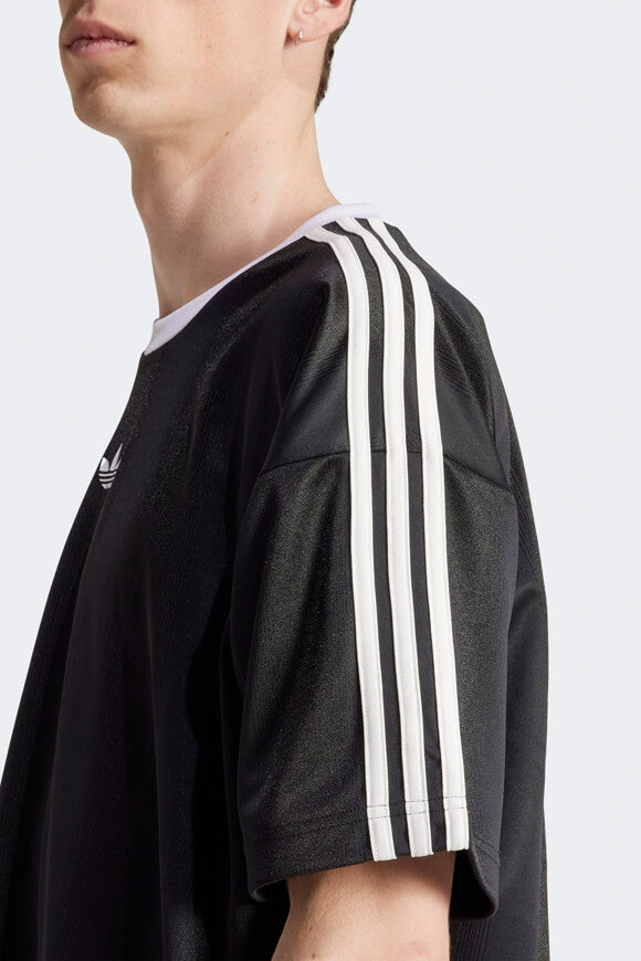 T-shirt in jersey jacquard - Black