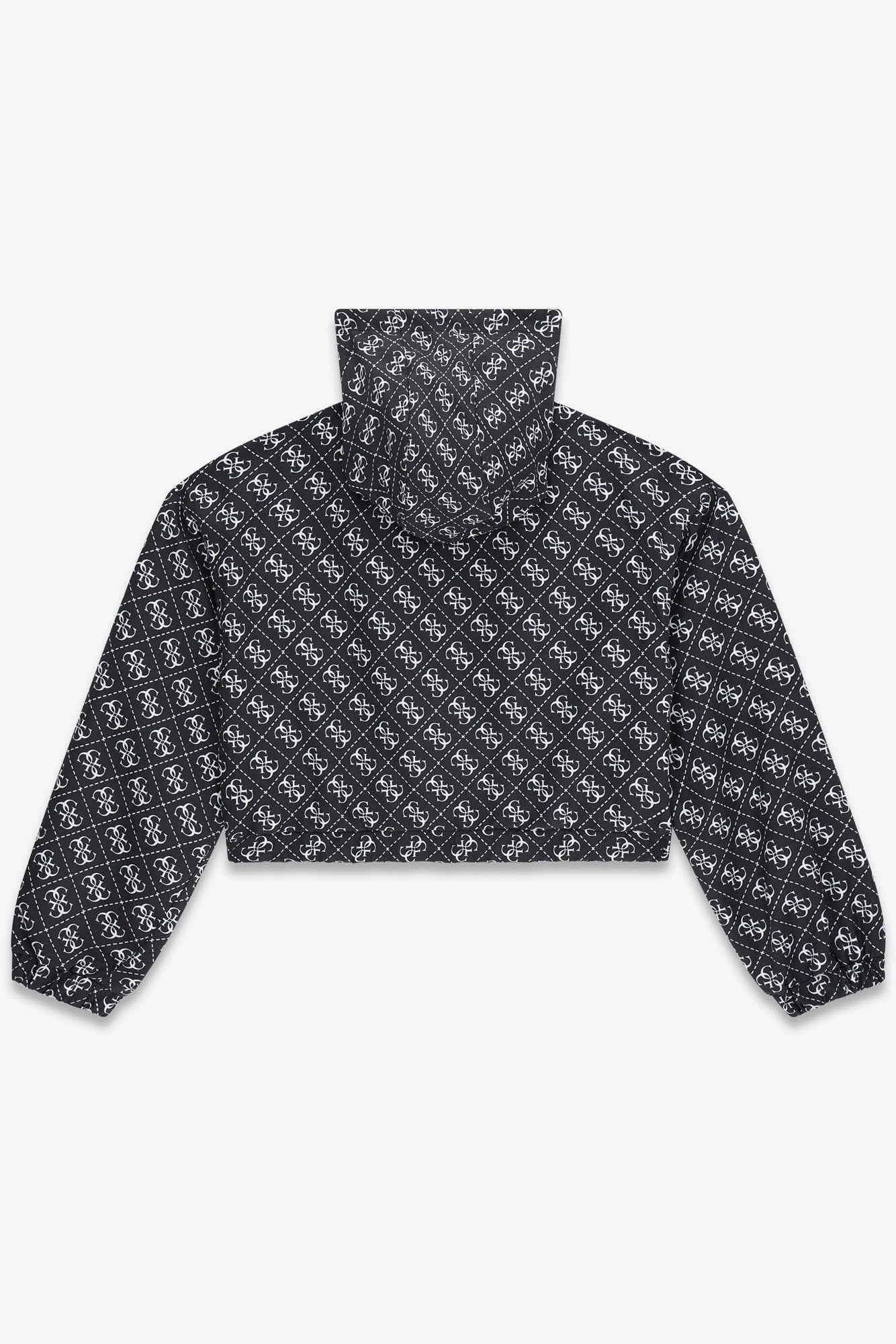 Crop Windbreaker - Black