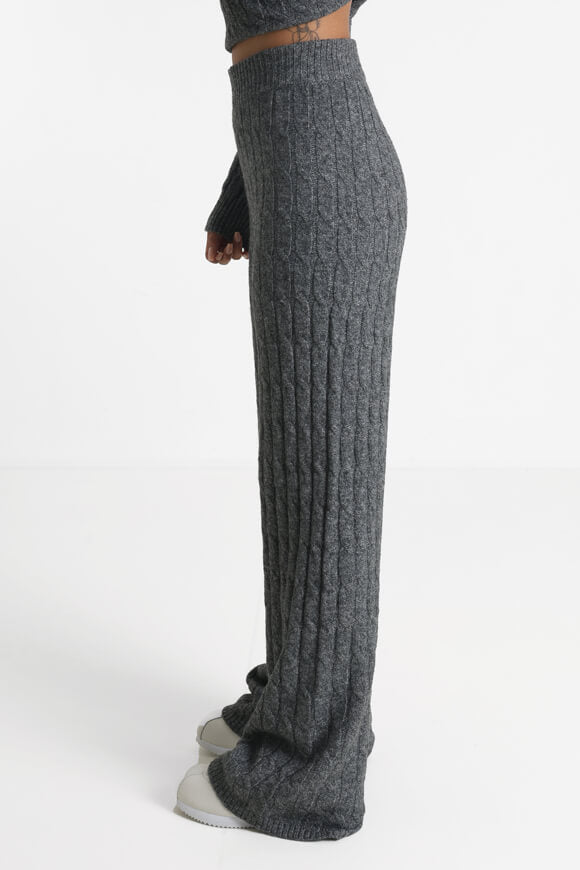 Strickhose - Dunkelgrau