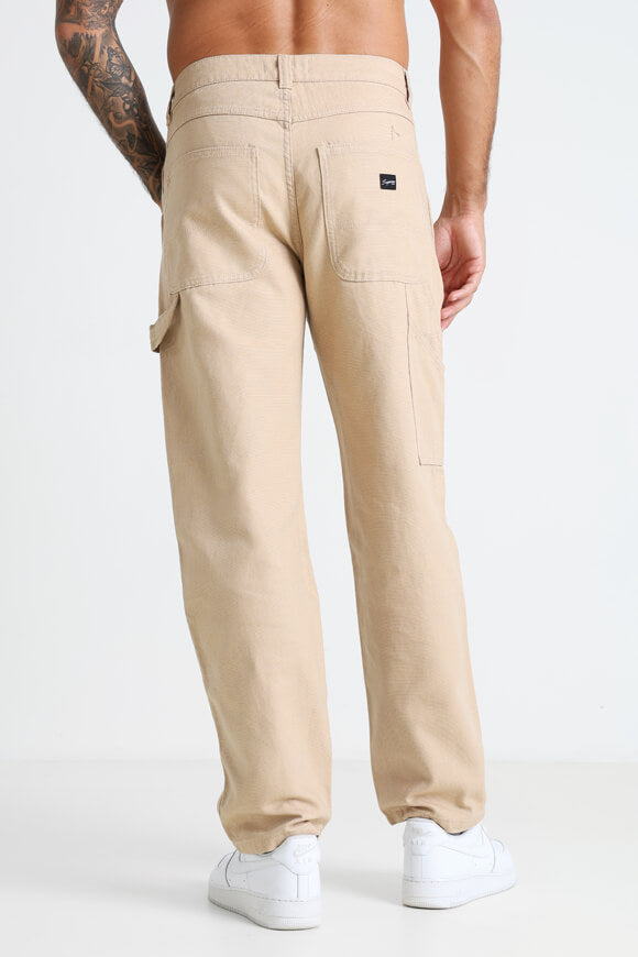 Relaxed Fit Jeans - Beige