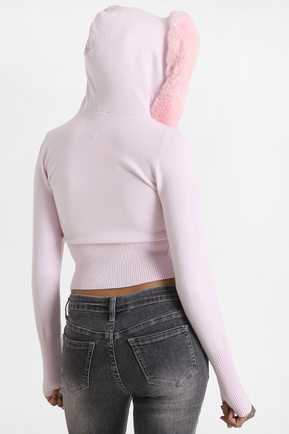 Crop cardigan - Pink