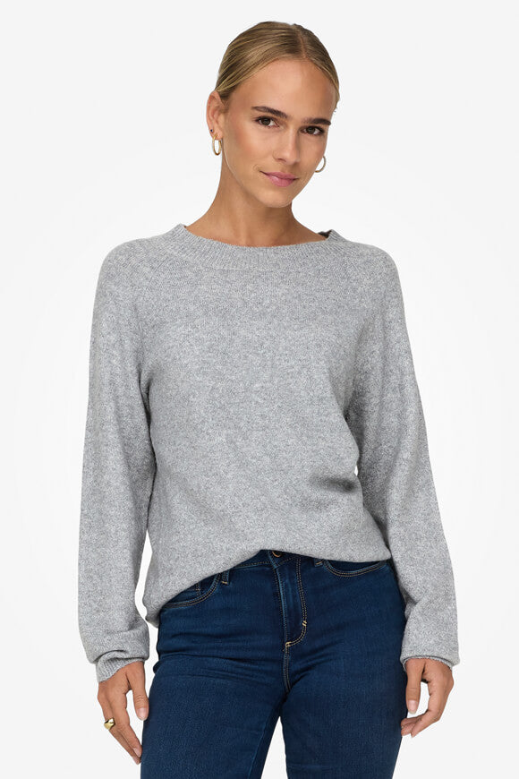 ONLRICA Feinstrickpullover - Light Grey Melange