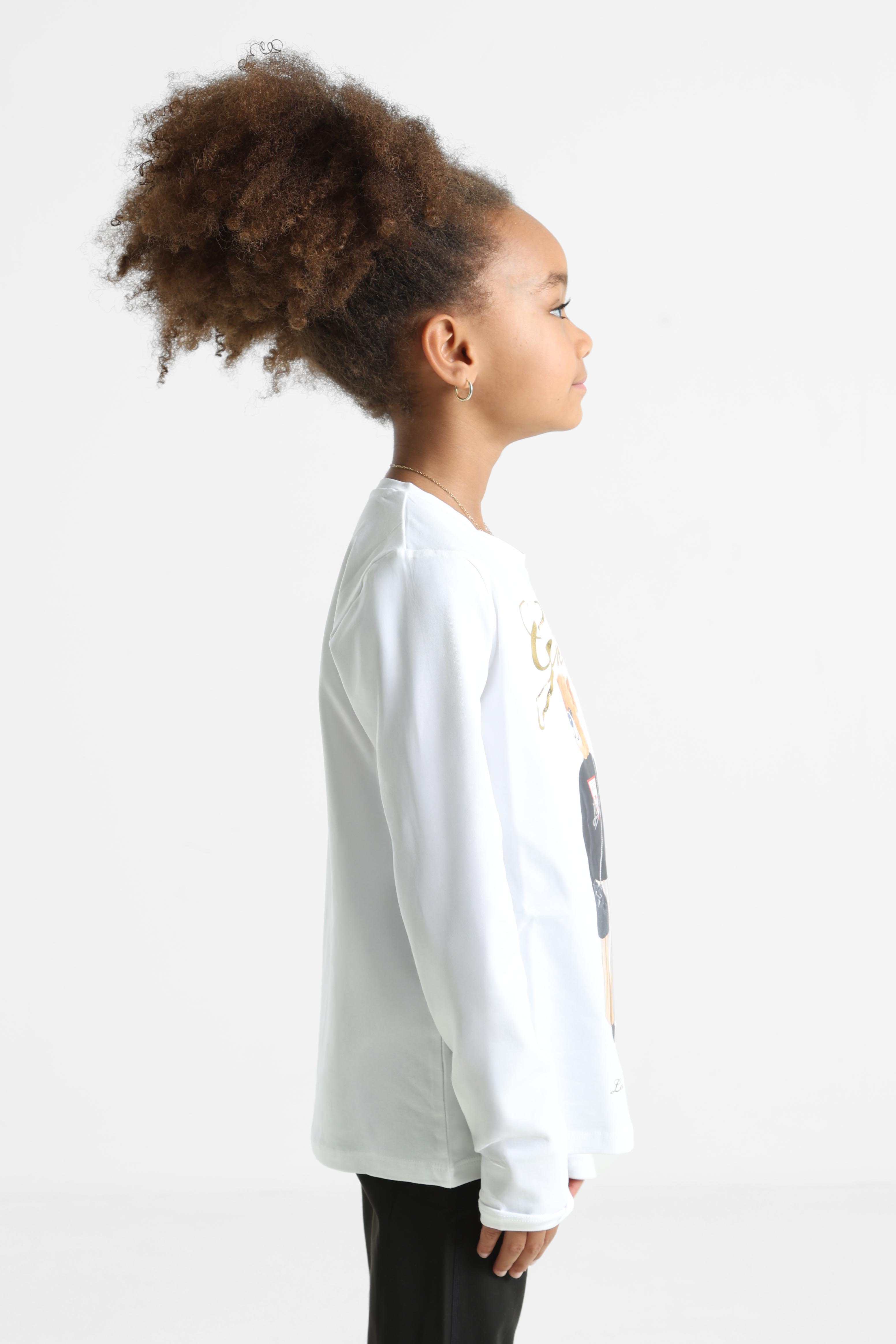 Camicia a maniche lunghe - Bianco puro