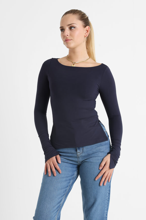 Long sleeve shirt - Navy blue