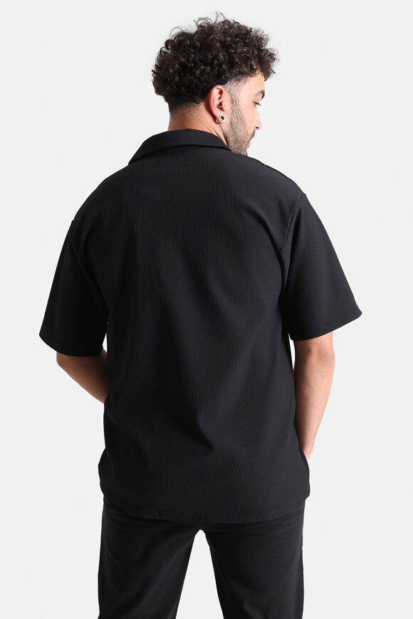 Camicia strutturata - Nero