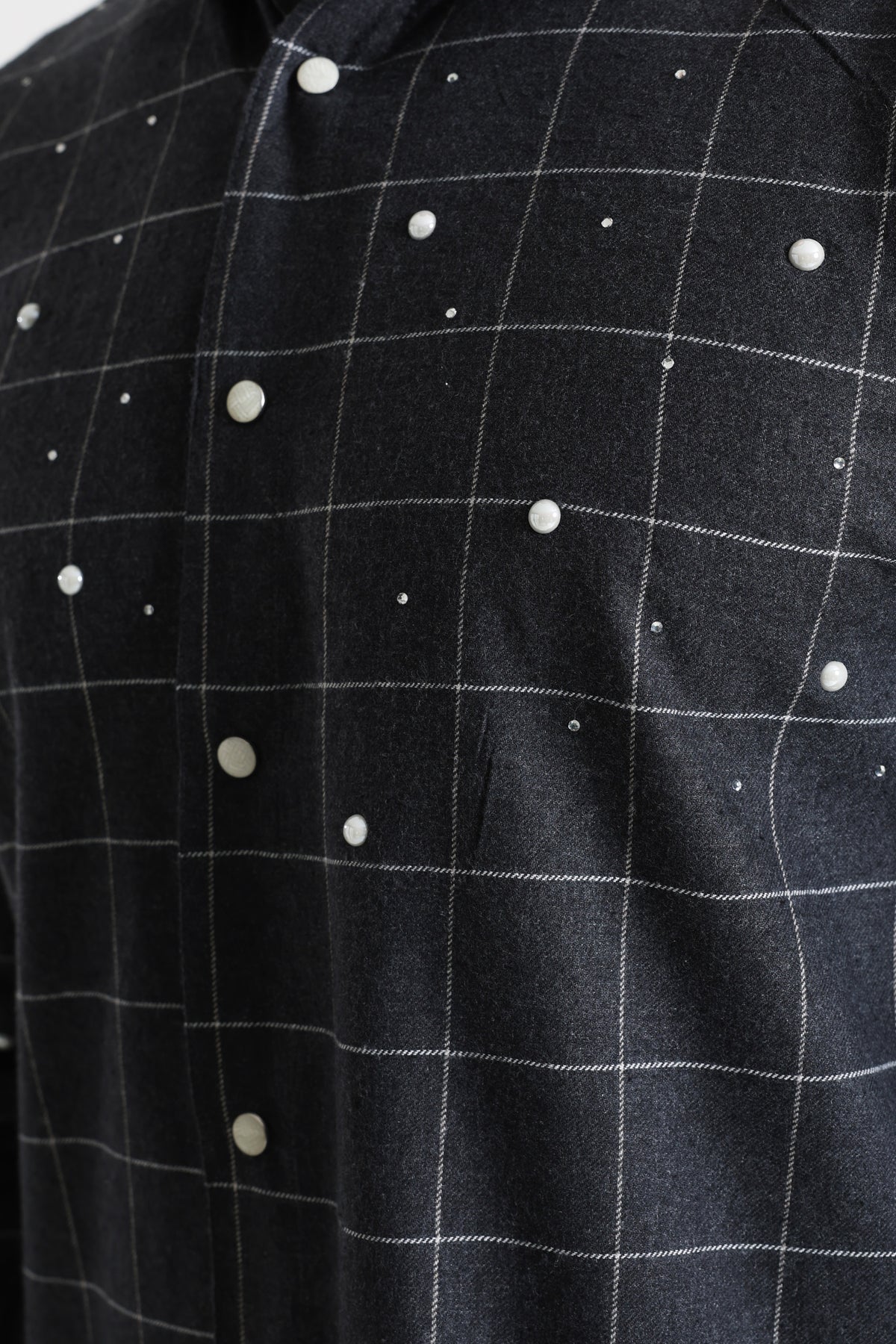 Chemise à strass - Black
