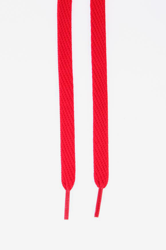 Flache Schnürsenkel - Rot