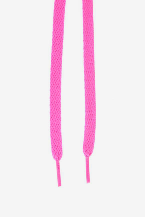 Flache Schnürsenkel - Neon Pink