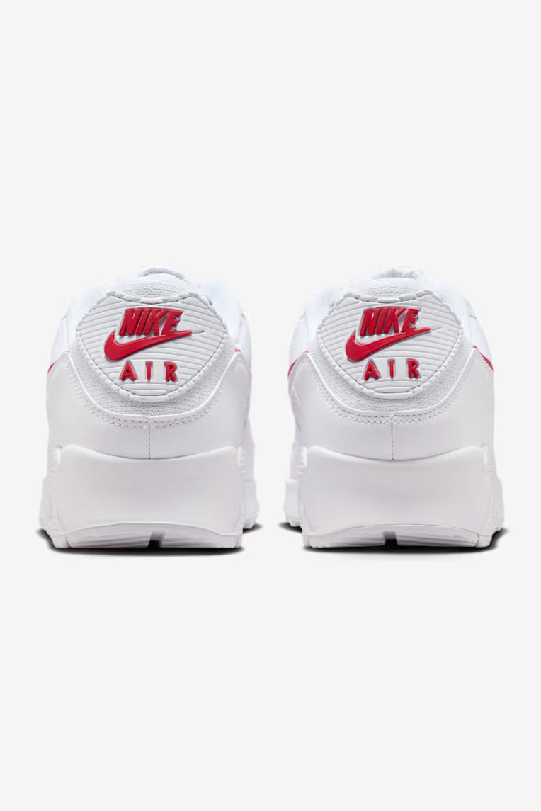 Air Max 90 Sneaker - White + University Red