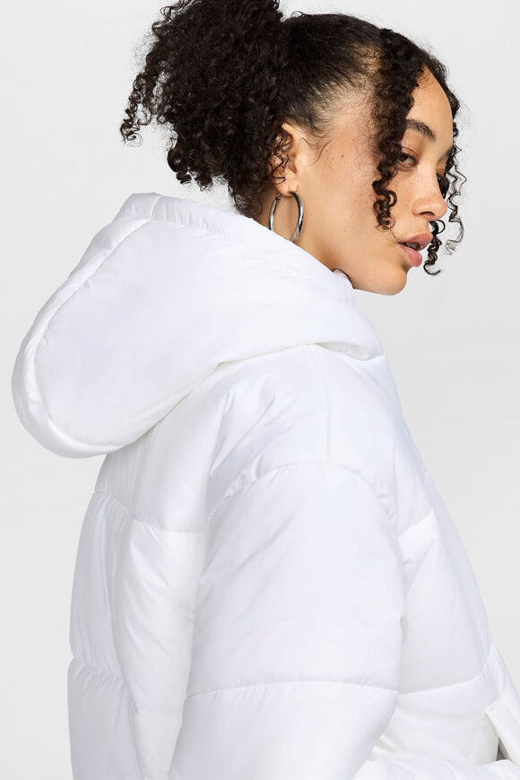 Oversized Pufferjacke - White