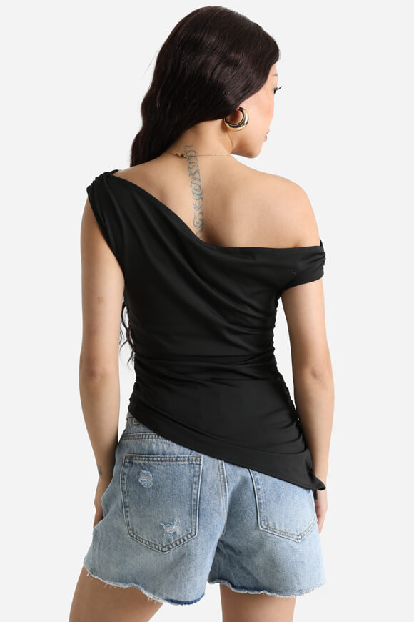 Top monospalla - Nero