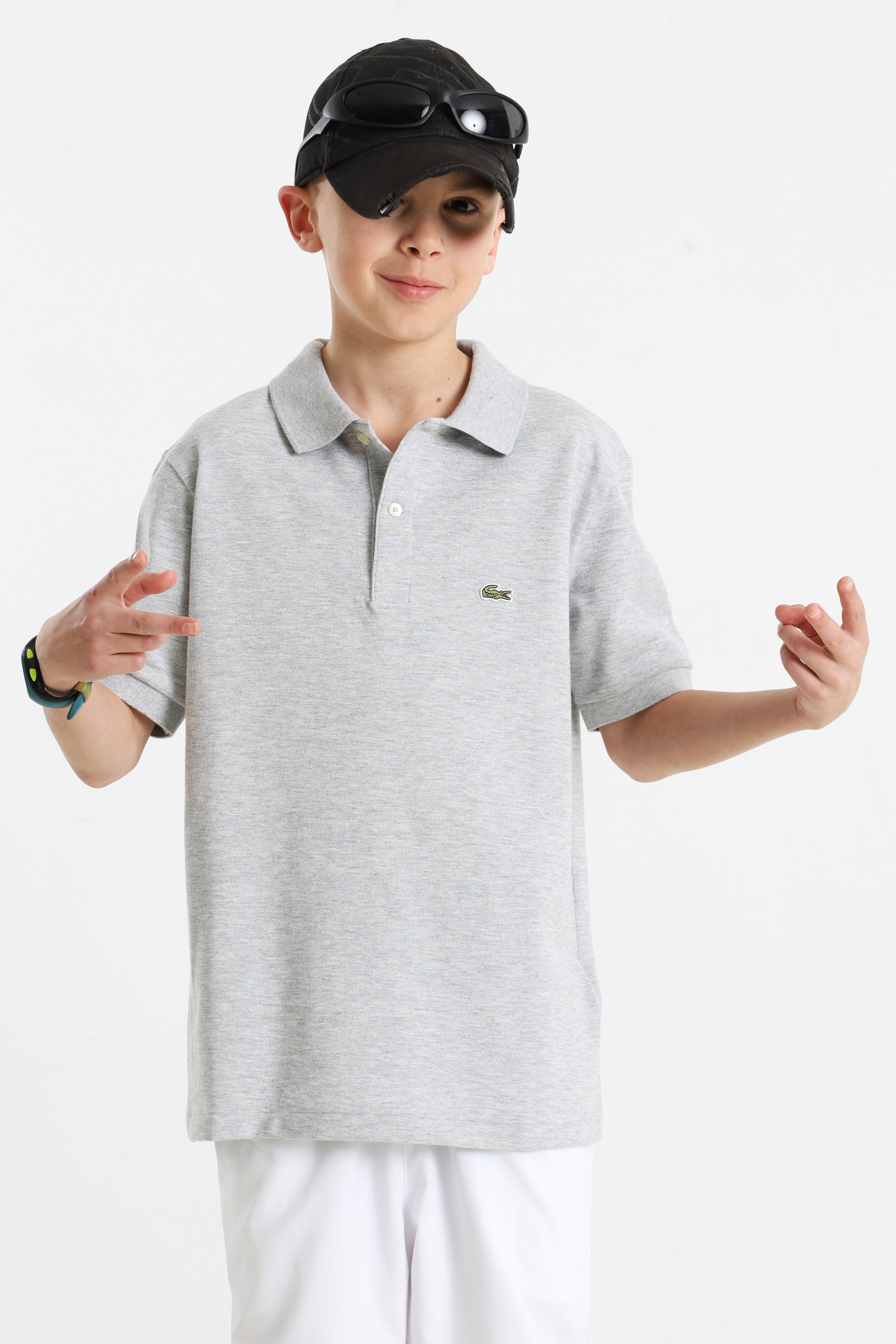 Poloshirt - Grey Heather