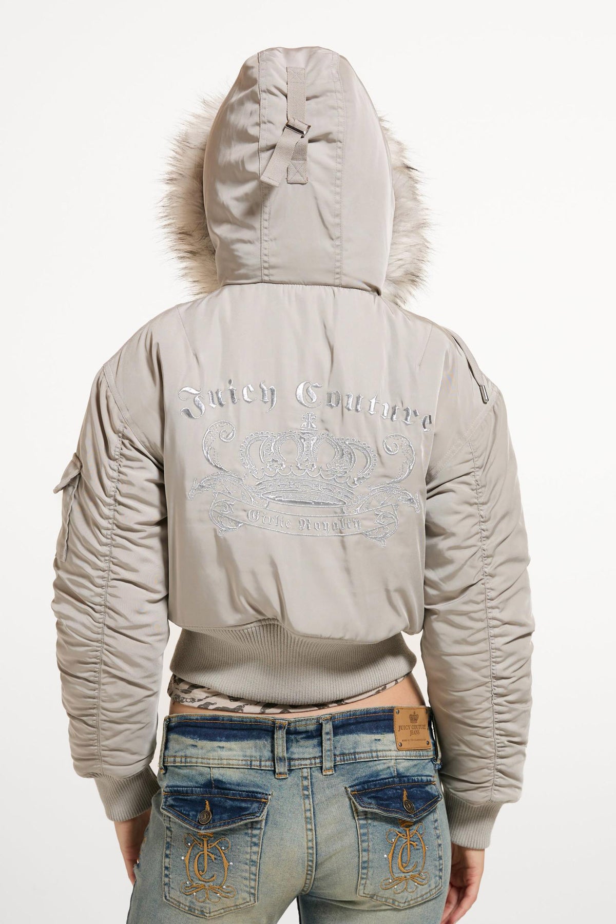 Camille giacca bomber corta in sergé - String