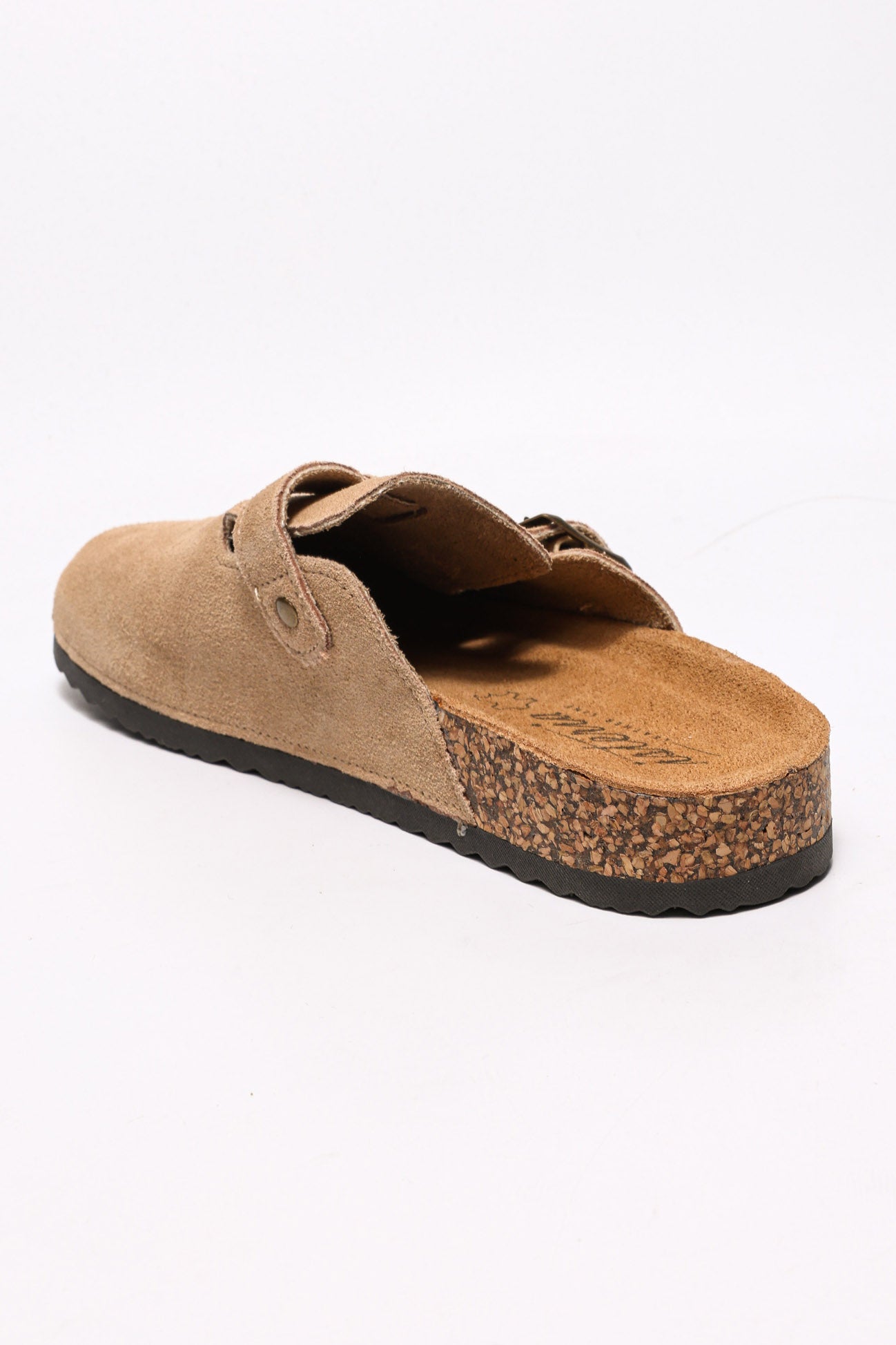 Wildleder Clogs - Beige