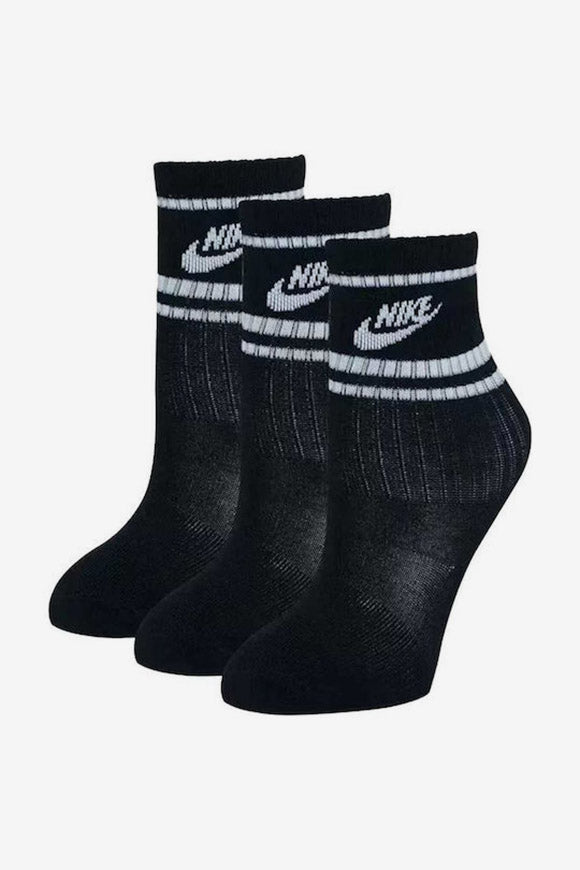Dreierpack Kids Socken - Black + White