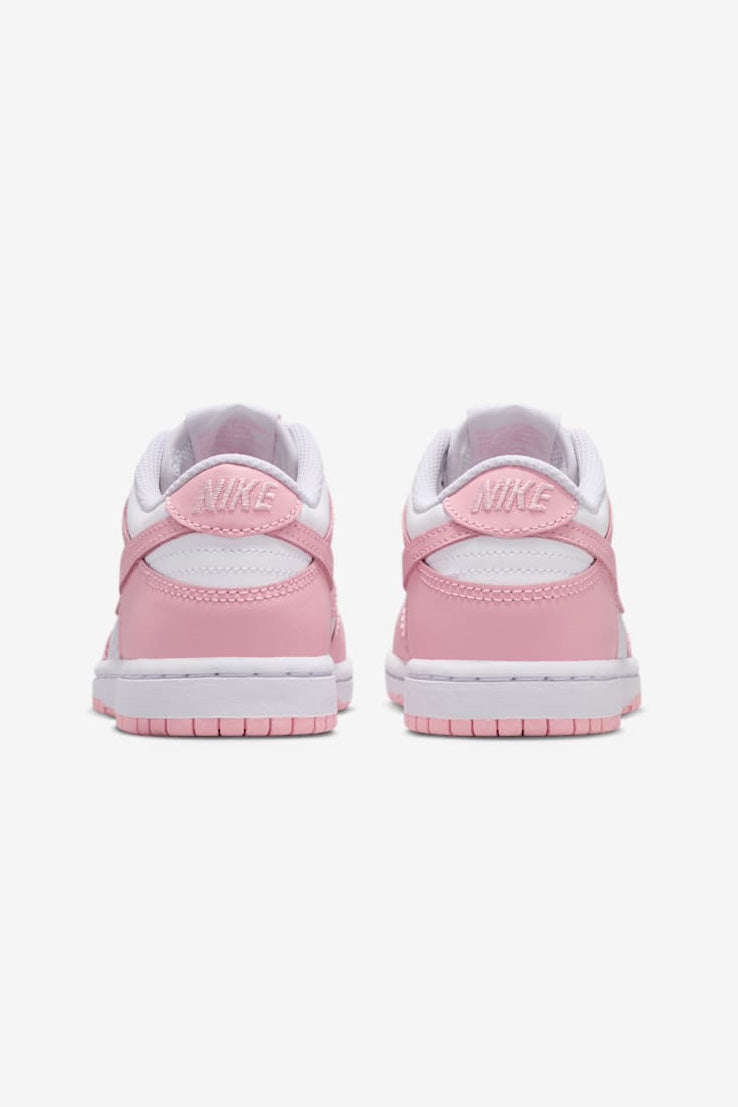 Sneaker Dunk Bambini - Bianco + Rosa Medio Soft