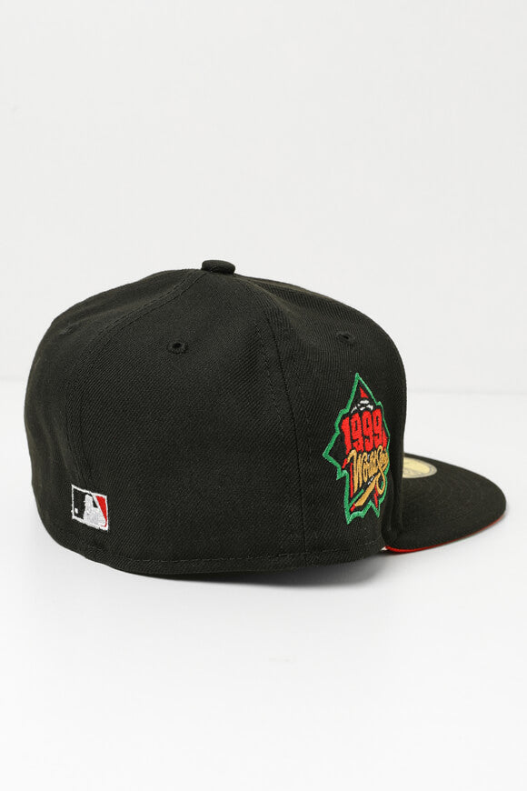Casquette 59Fifty - Noir + Rouge