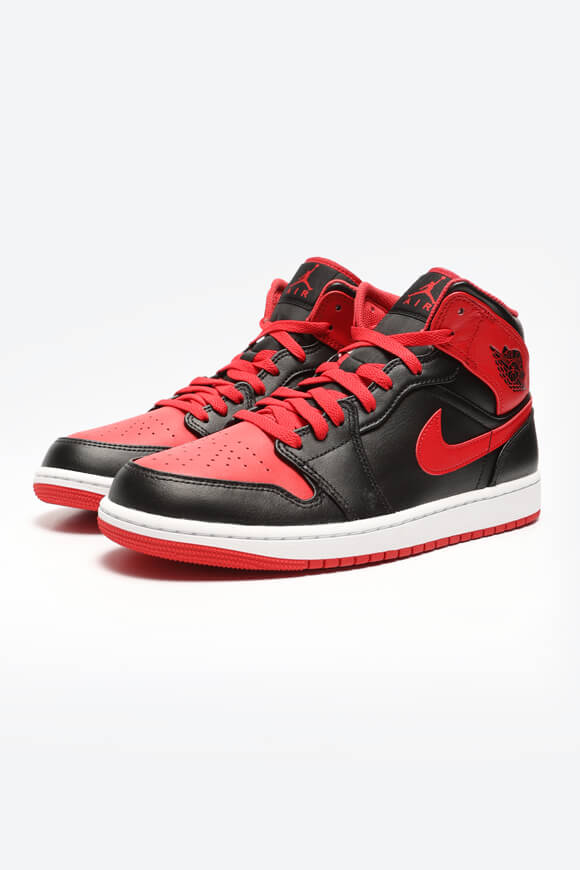 Air Jordan 1 Sneaker - Black + Fire Red