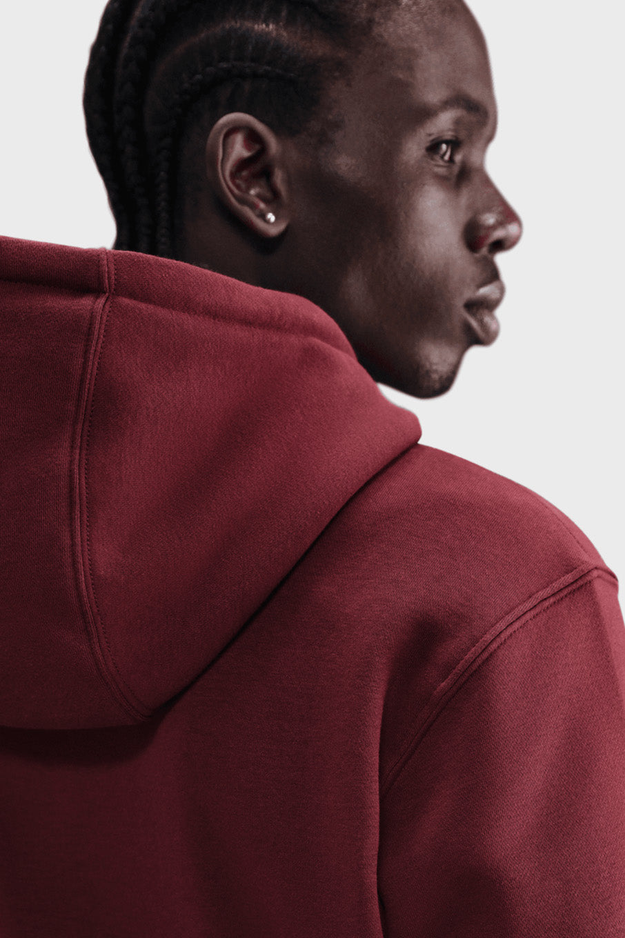 Sportswear Club Fleece Hooded Sweatshirt - Bordeaux