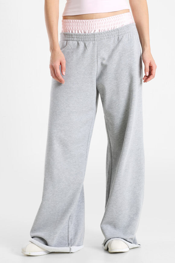 Pantalon sweat large - Gris
