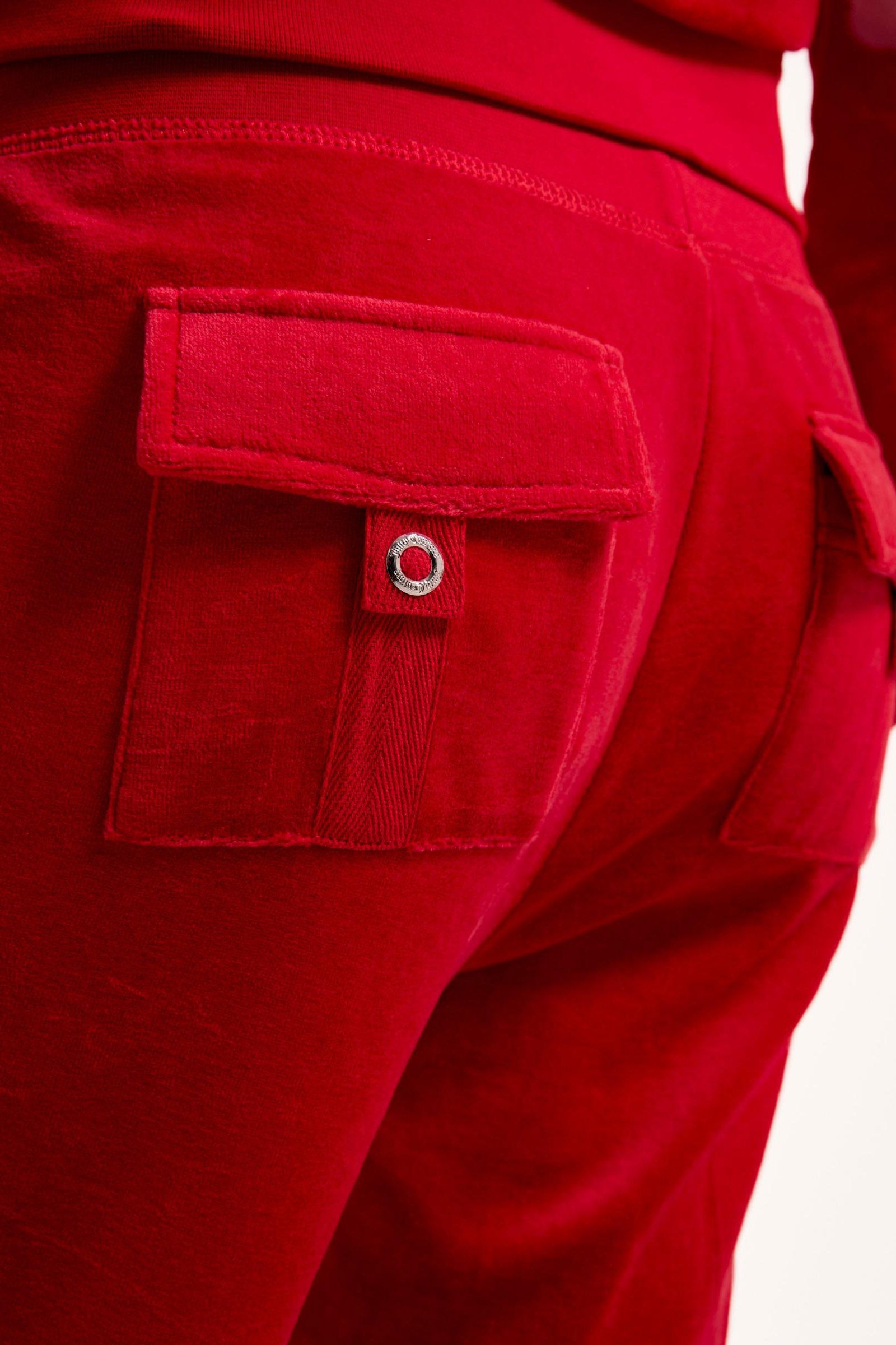 Casia flared velvet trousers - Toreador