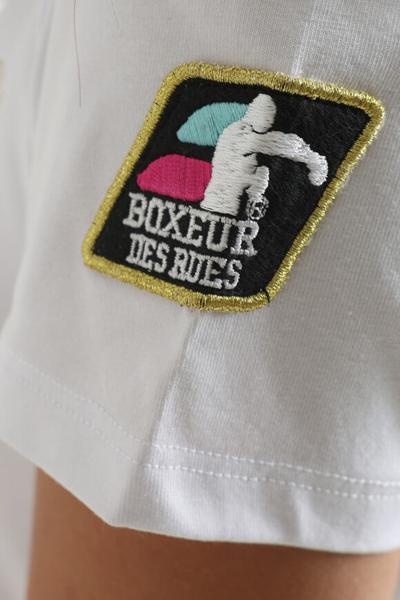 T-shirt - Blanc + Or