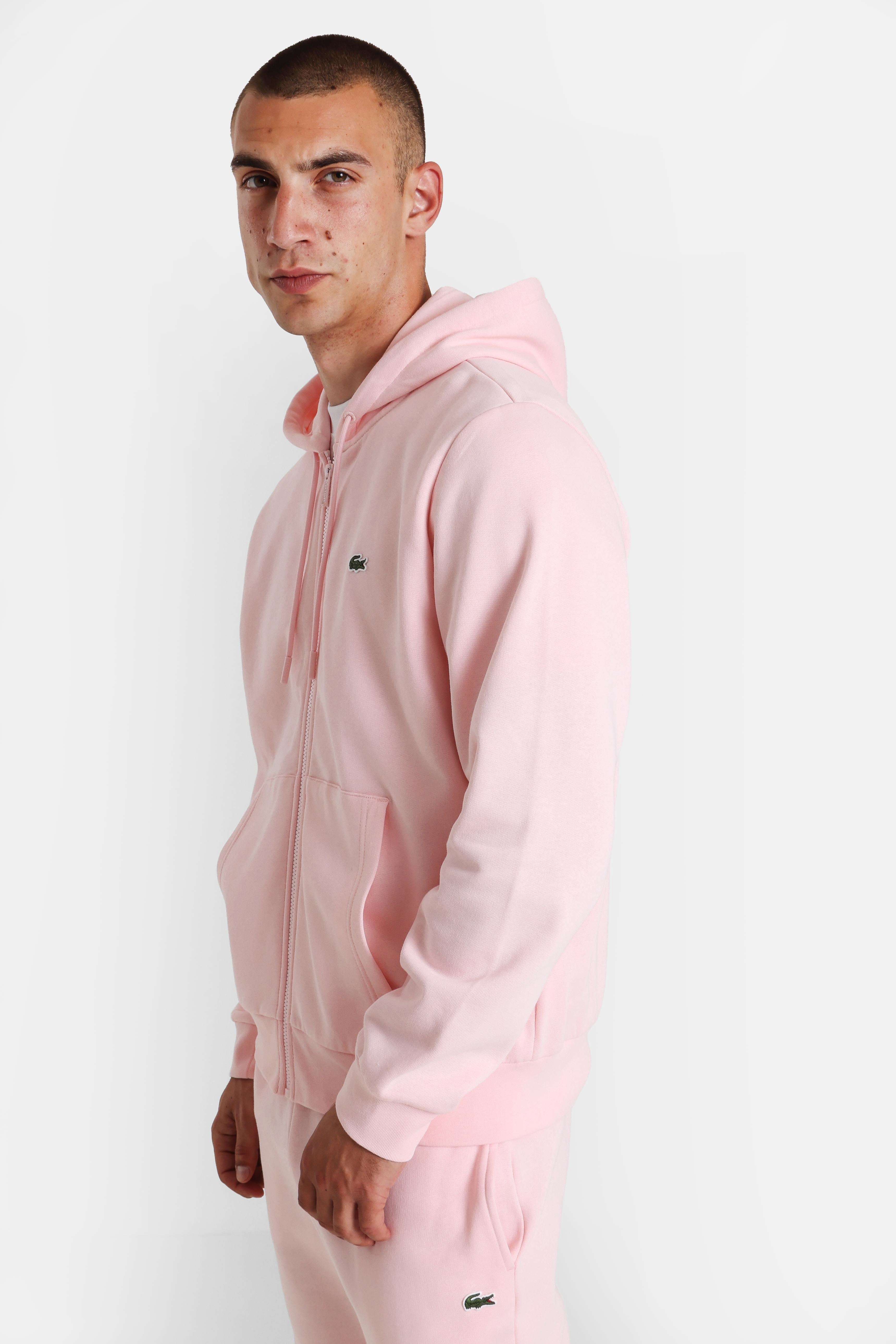 Felpa con cappuccio e zip - Flamingo