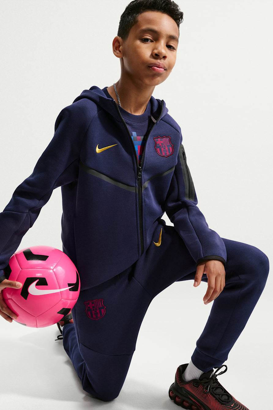 FC Barcelona sweat zippé à capuchon - Blackened Blue