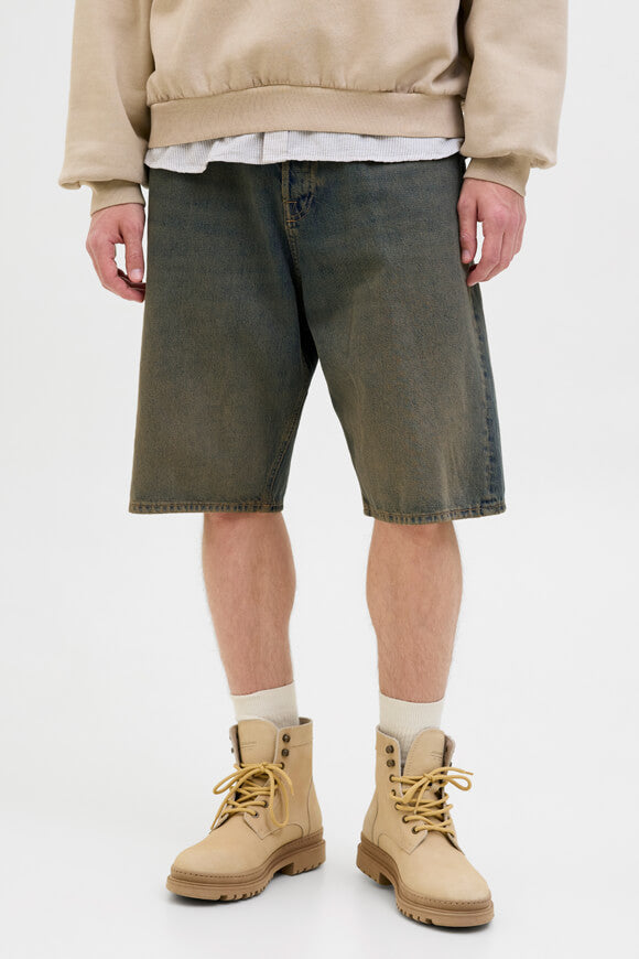 Iron bermuda en jean extra baggy fit - Dark Blue Denim