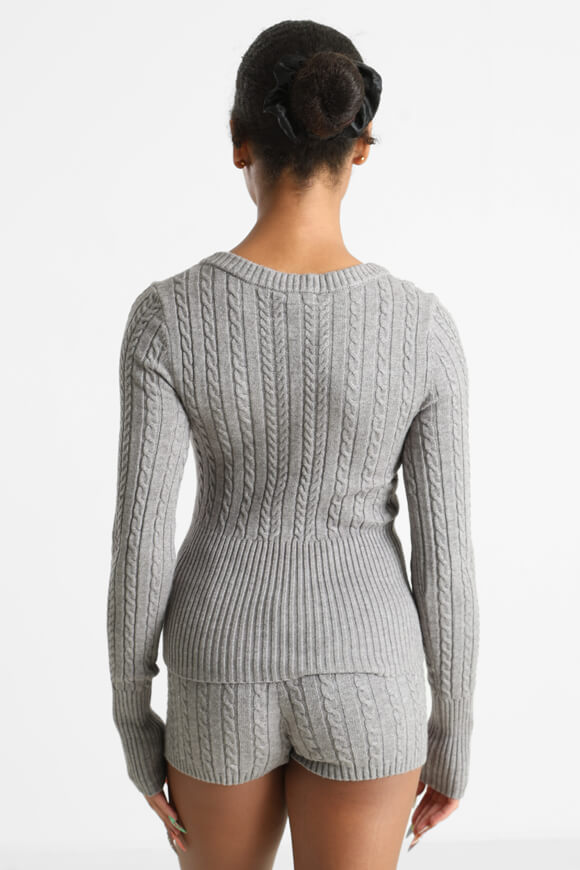 Knitted sweater - Heather Grey
