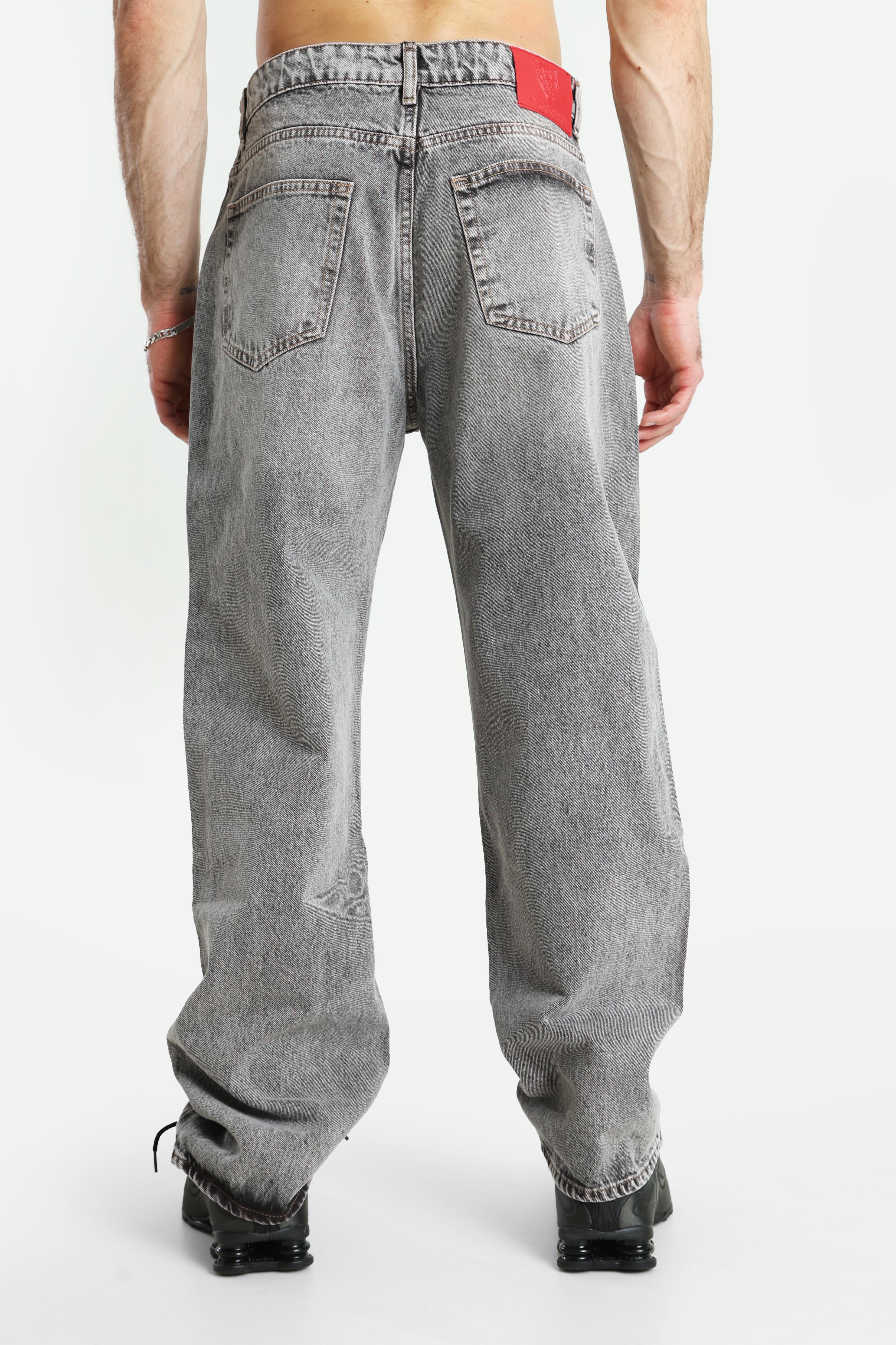 Loose fit jeans - Grey denim