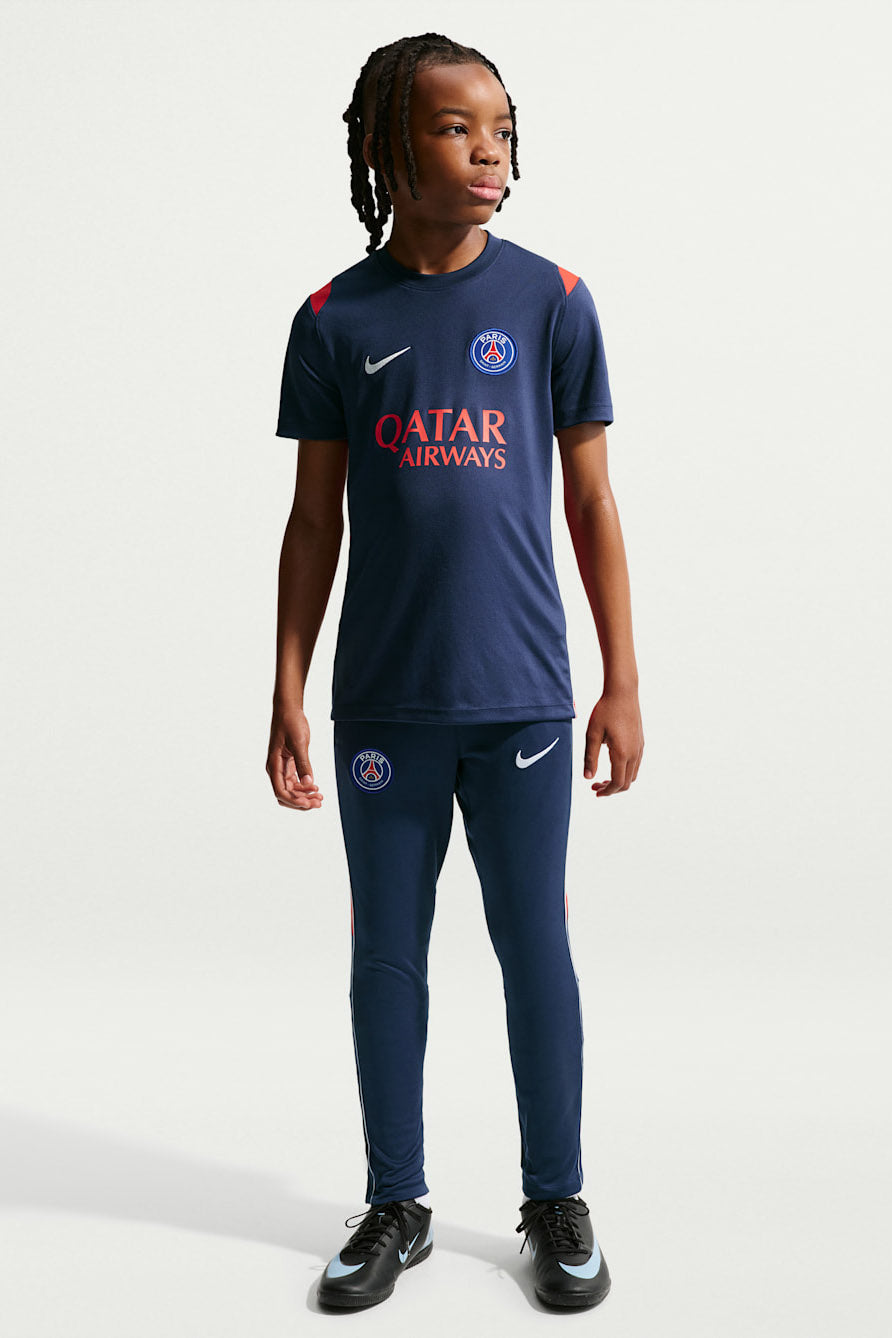 Paris Saint-Germain t-shirt - Midnight Navy + University Red
